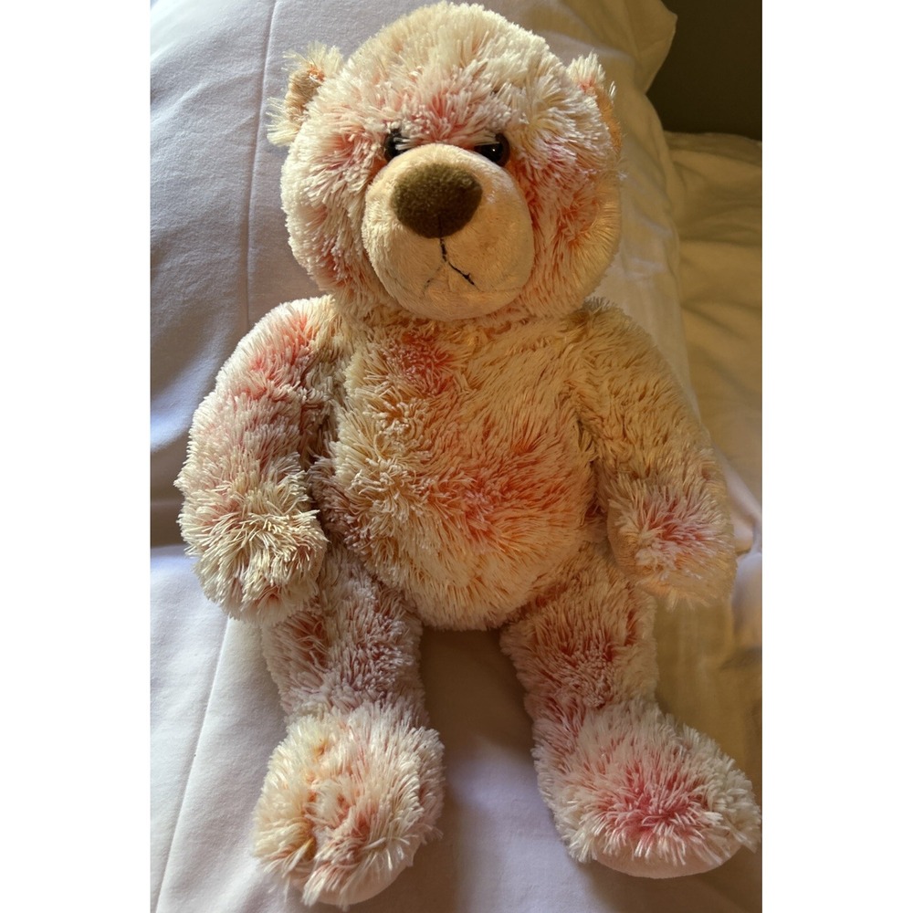 Build a Bear BAB 17" Orange Sherbet Ice Cream‎ Plush Toy Coral Creme Orange Bear